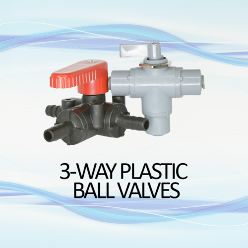 3-Way Plastic Ball Valves
