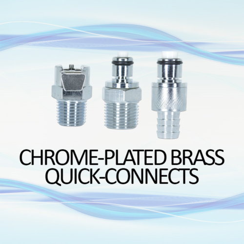 Chrome-Plated Brass Quick-Connects